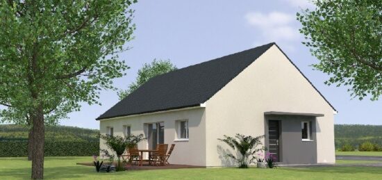 Plan de maison Surface terrain 100 m2 - 5 pièces - 3  chambres -  sans garage 