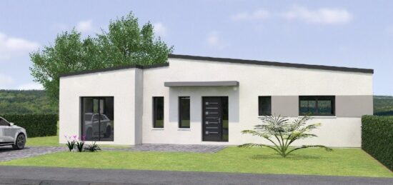 Plan de maison Surface terrain 120 m2 - 5 pièces - 3  chambres -  sans garage 