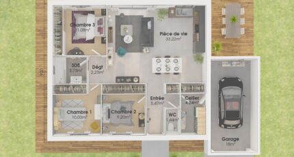 Plain-pied GA 3 ch Design 31054-4586modele620210611DUJw4.jpeg - Maisons Bernard Jambert