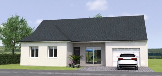 Maison neuve à Tiercé, Pays de la Loire