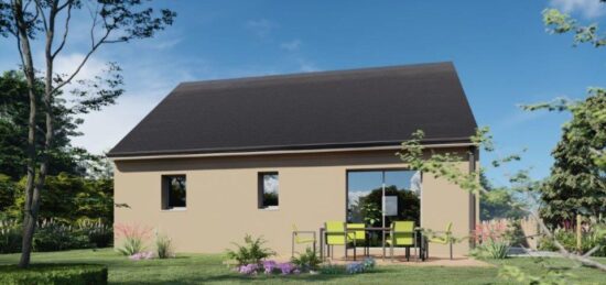 Plan de maison Surface terrain 70 m2 - 4 pièces - 2  chambres -  sans garage 