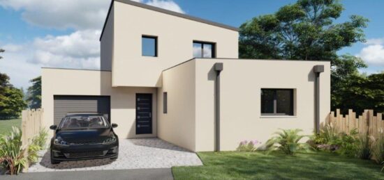 Plan de maison Surface terrain 113 m2 - 6 pièces - 4  chambres -  avec garage 