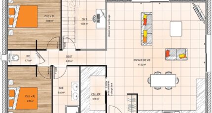 Trélazé Maison neuve - 2287684-939modele820200819tySAQ.jpeg Maisons Bernard Jambert