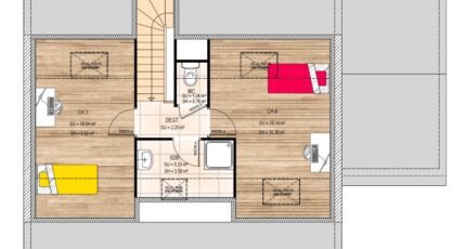 Jarzé Maison neuve - 2320377-939modele1020230317GNVcg.jpeg Maisons Bernard Jambert