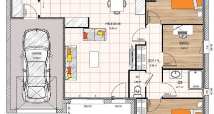 Saint-Pierre-Montlimart Maison neuve - 2350619-961modele820201106xfULI.jpeg Maisons Bernard Jambert