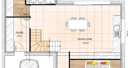 Tiercé Maison neuve - 2260494-961modele820201110U7bSZ.jpeg Maisons Bernard Jambert