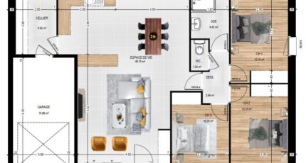 Le Lion-d'Angers Maison neuve - 2329293-961modele820241025ZsxxZ.jpeg Maisons Bernard Jambert