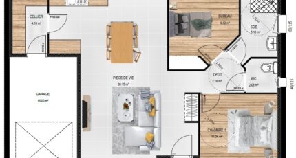 La Pouëze Maison neuve - 2370941-961modele820240718U6evG.jpeg Maisons Bernard Jambert