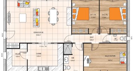 Saint-Lambert-la-Potherie Maison neuve - 2372996-961modele820200710qcfIR.jpeg Maisons Bernard Jambert