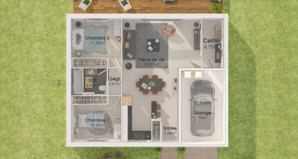 Le May-sur-Èvre Maison neuve - 2399477-4586modele1020210624AMSgl.jpeg Maisons Bernard Jambert