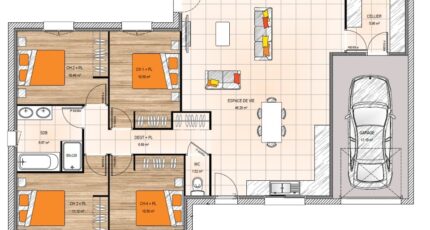 Chemillé Maison neuve - 2432730-939modele820201102nseMo.jpeg Maisons Bernard Jambert
