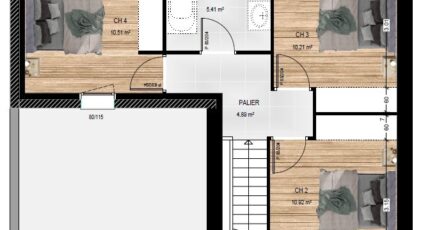 Daumeray Maison neuve - 2395381-961modele920240722kZdT9.jpeg Maisons Bernard Jambert