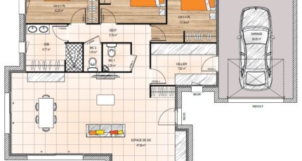 Le Louroux-Béconnais Maison neuve - 2447130-939modele820200701ezSNm.jpeg Maisons Bernard Jambert