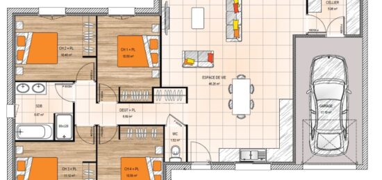 Maison neuve à , Maine-et-Loire