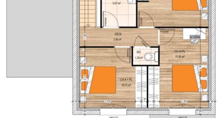 Écouflant Maison neuve - 2584898-939modele1020230323Wzh9U.jpeg Maisons Bernard Jambert