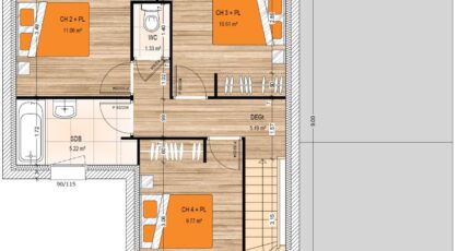 Lézigné Maison neuve - 2565946-939modele102023032306NTv.jpeg Maisons Bernard Jambert