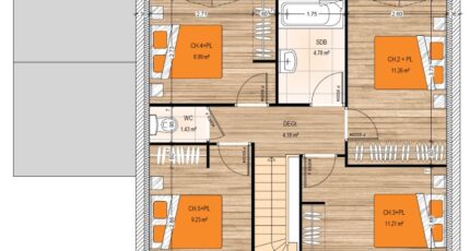 Lézigné Maison neuve - 2565959-939modele1020230323lMTVp.jpeg Maisons Bernard Jambert