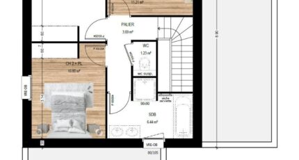Lézigné Maison neuve - 2565954-939modele1020230630EmadU.jpeg Maisons Bernard Jambert