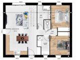 Maison à construire à Jarzé (49140) 2594145-961modele820240722HN3UM.jpeg Maisons Bernard Jambert