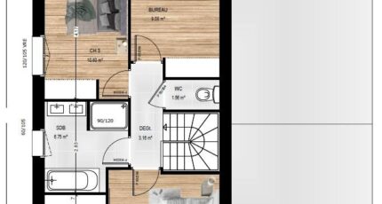 Sainte-Gemmes-sur-Loire Maison neuve - 2632042-961modele920240722tyMXt.jpeg Maisons Bernard Jambert