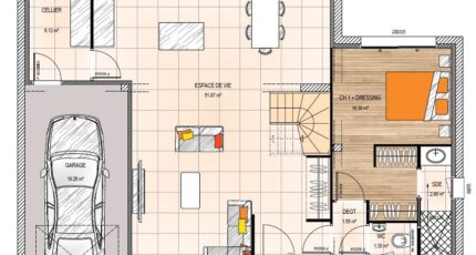 Champigné Maison neuve - 2635809-961modele820210426tqO2z.jpeg Maisons Bernard Jambert