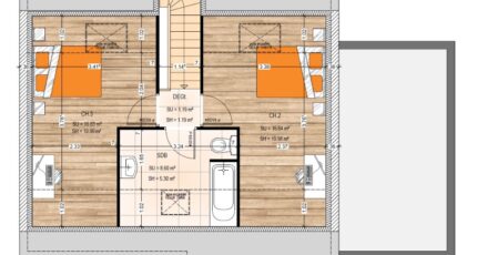 Bouchemaine Maison neuve - 2642907-939modele1020230317tg13s.jpeg Maisons Bernard Jambert