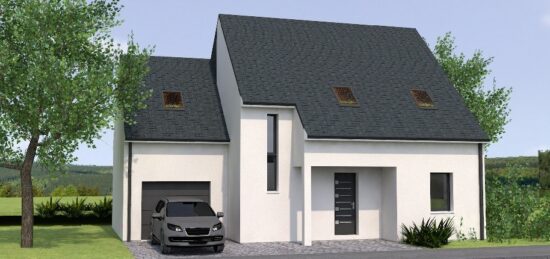 Maison neuve à Tiercé, Pays de la Loire