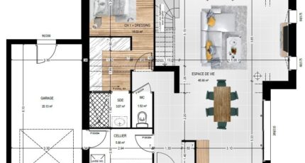 Saint-Cyr-en-Bourg Maison neuve - 2654228-961modele8202407220prTo.jpeg Maisons Bernard Jambert